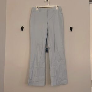 Baby blue straight leg pants